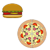 ハンバーガー/ピザ